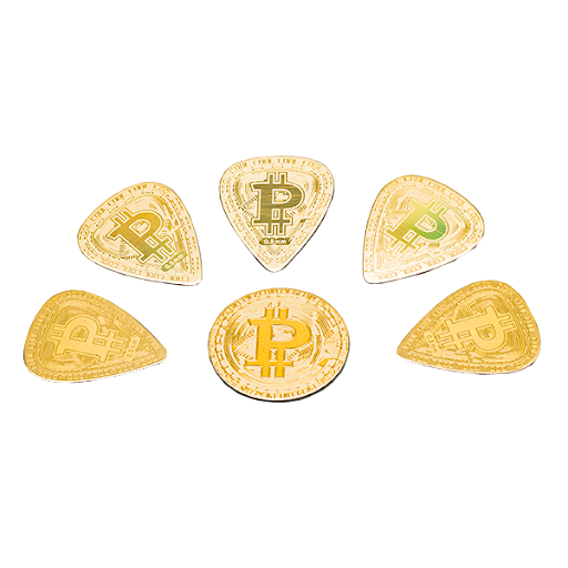 Cool Music Coin Pick 3pc Pack, .50