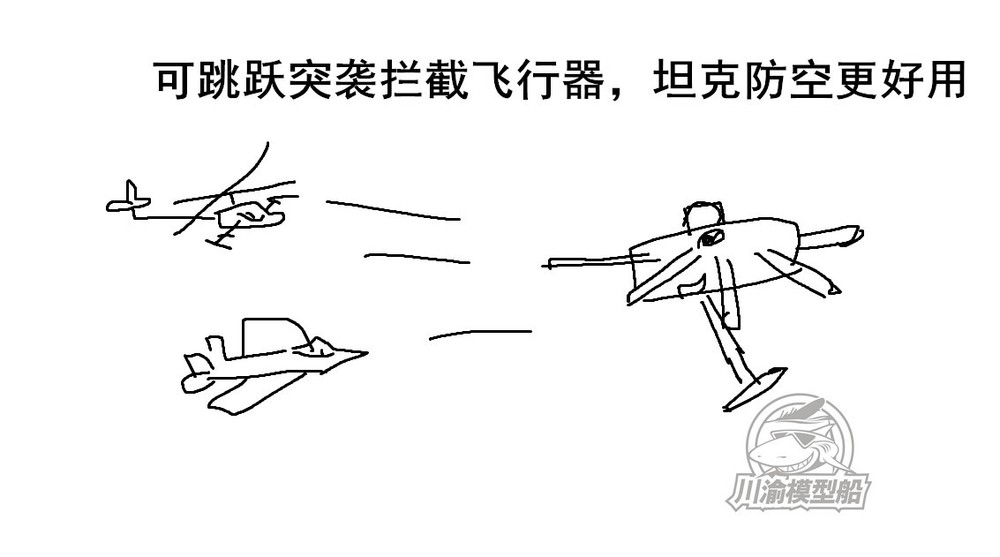 1/35 Scale Wallace Leaping Tank Model