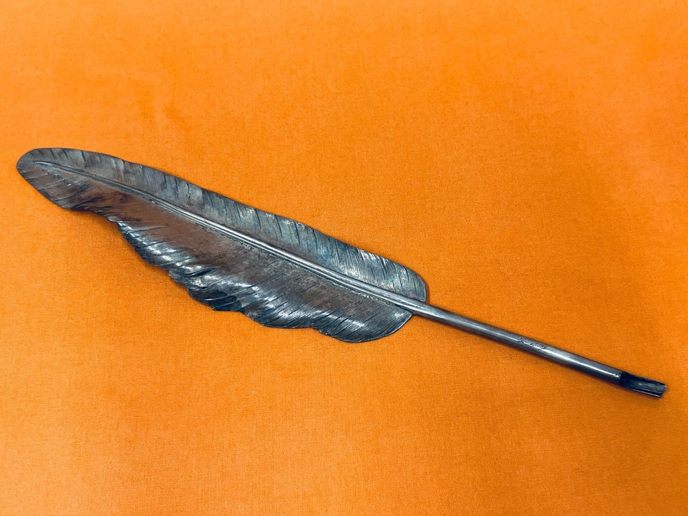 Russian Silver Feather Pen Mono