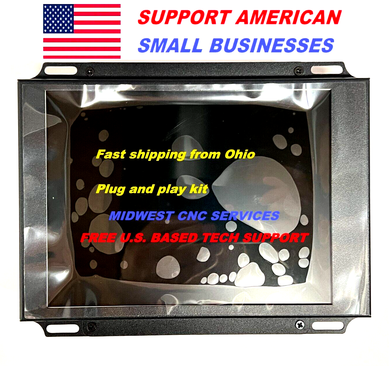 PLUG AND PLAY DIRECT REPLACEMENT LCD MONITOR FOR ProtoTrak CRT MX2 MX3 LX2 LX3