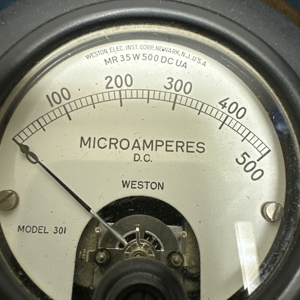 Weston,301,Micro Amperes 0-500 DC