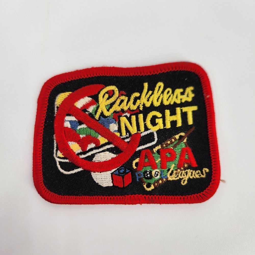 APA Leagues Rackless Night Patch - American Poolplayers Association
