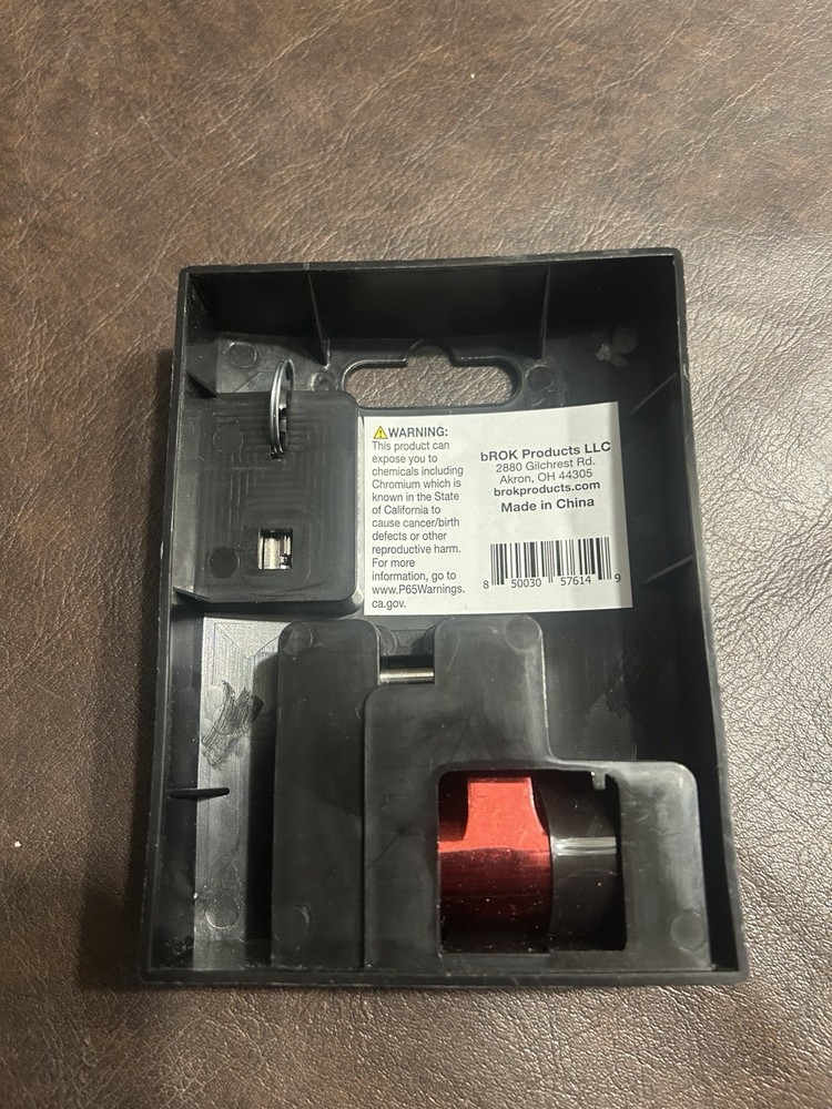 bROK Warrior Coupler Handle Trailer Lock ¼” Pin ⅝” Span Pick Proof