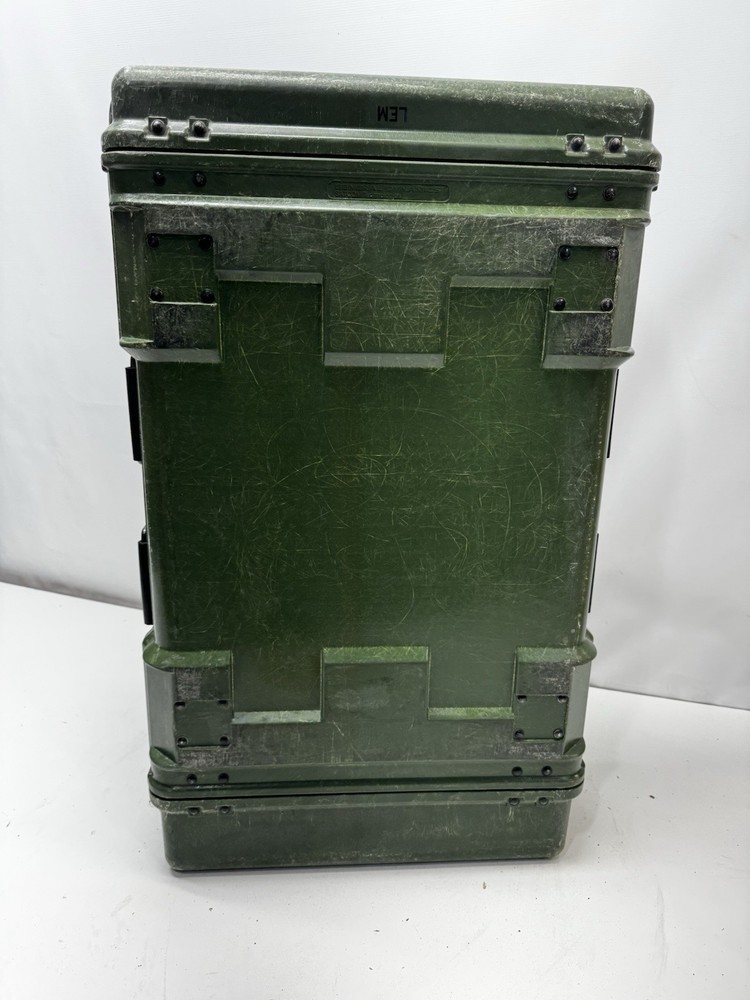 Rackmount 03U x24 General Dynamics Slide Out Composite Rack ShockMount Hard Case