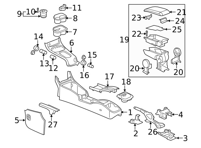 Genuine GM Shift Plate 15212353