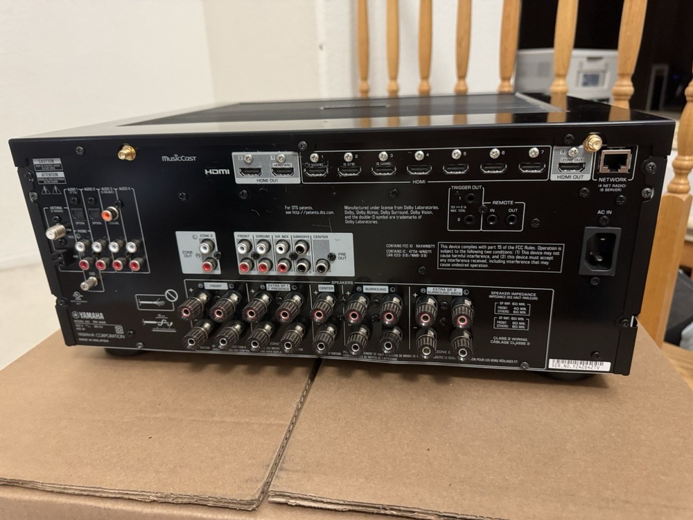 Yamaha RX-A4ABL AVENTAGE A4A AV Receiver 8K