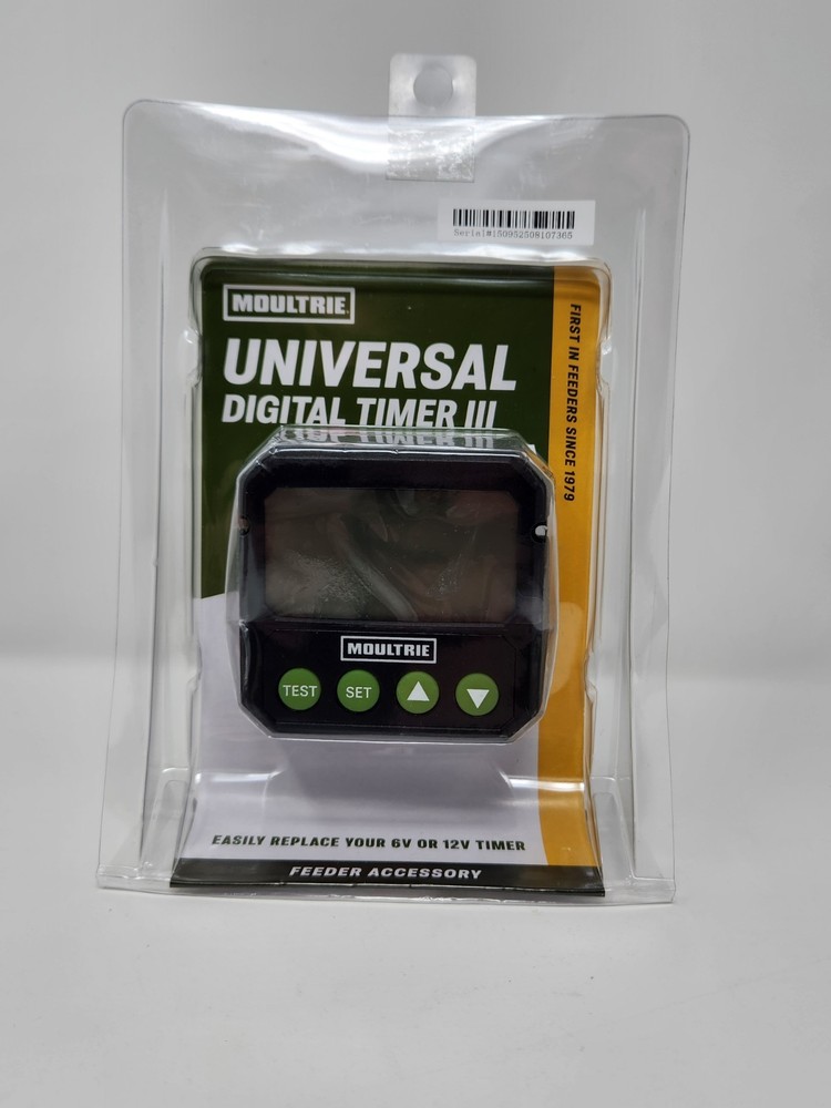 Moultrie Universal Digital Timer III Feeder Timer 6V 12V New Sealed