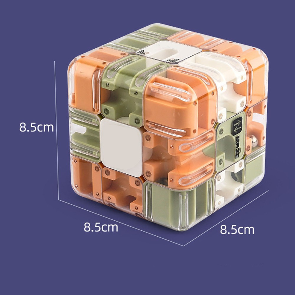 3D Maze Puzzle Cube for Kids 3+ Rolling Ball&Cube Concentration Training