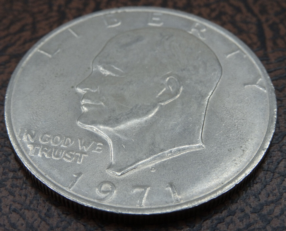 1971-D Eisenhower Dollar Friendly Eagle FS-901 Circulated
