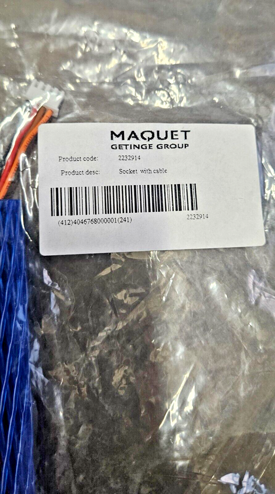 MAQUET/Getinge Operating Table Socket w/ Cable Connector P/N: 2232914