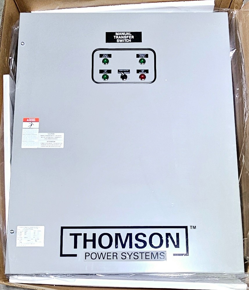 NEW - Thomson Power 400A Manual Transfer Switch  TS  873A0400A2CE7DKKBA