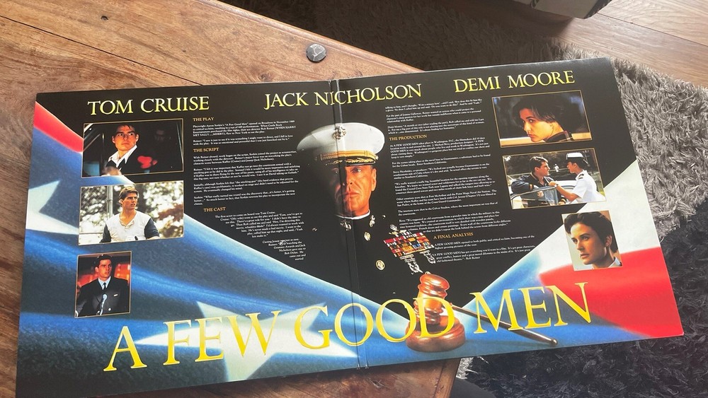 A FEW GOOD MEN - JACK NICHOLSON MINT LASERDISC (TWO DISCS)