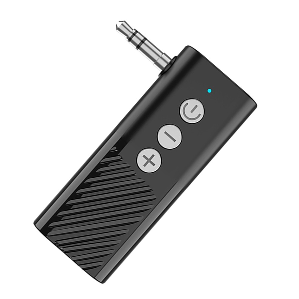 3-in-1 Wireless Bluetooth 5.3 Transmitter Receiver Adapter Audio Black ABS