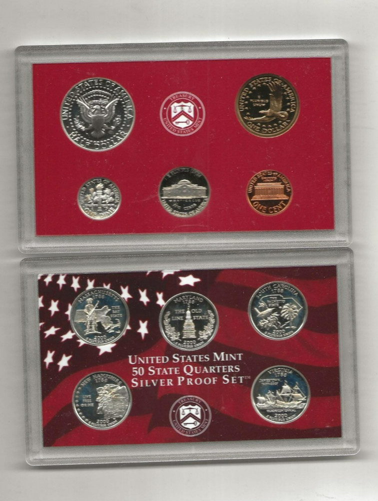 2000 s 10-piece silver proof set