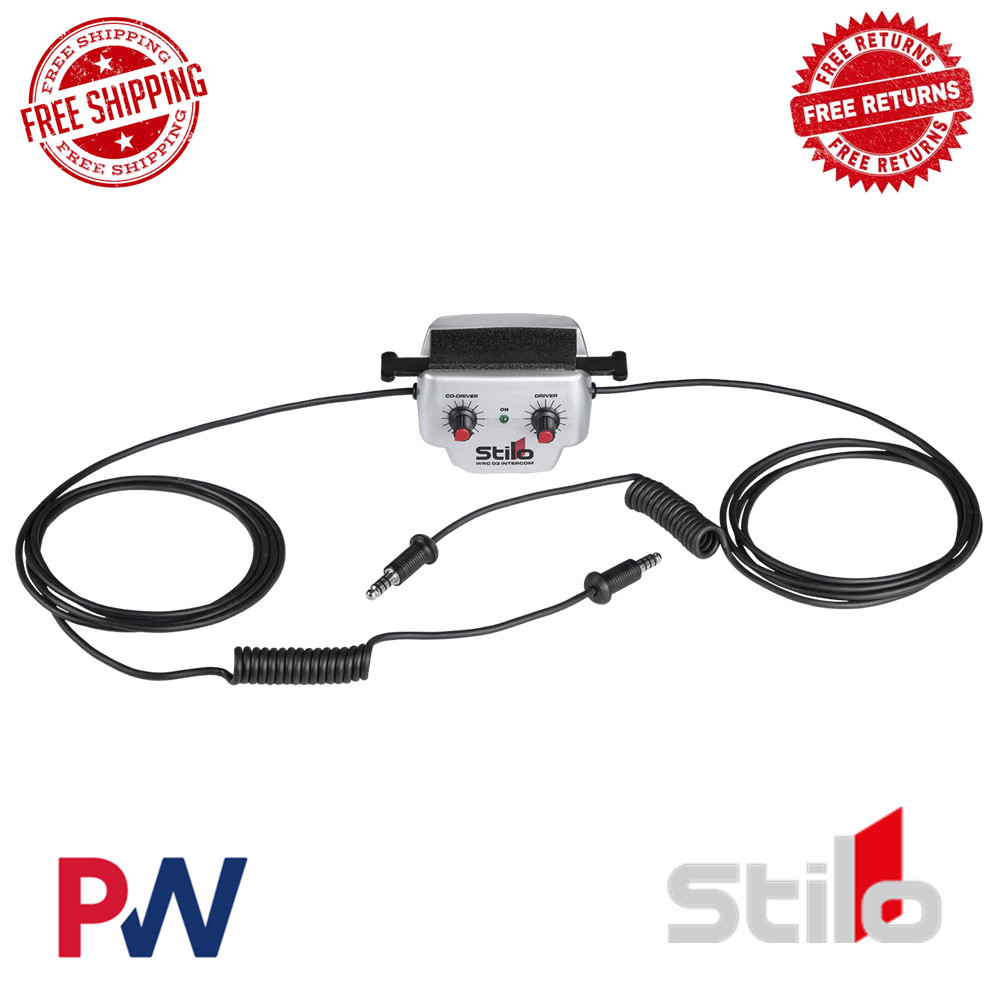 Stilo WRC Intercoms Compatibility With Trophy Plus, WRC, and ST5 Helmets AB0200