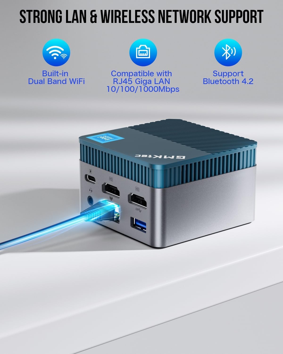 GMKtec Pocket Mini PC G5 Intel Alder Lake N97 Up to 3.60GHz 12GB DDR5 512GB SSD