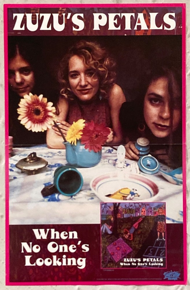 Zuzu’s Petals 1992  Promo Poster When No One’s Looking Twin/Tone Records H
