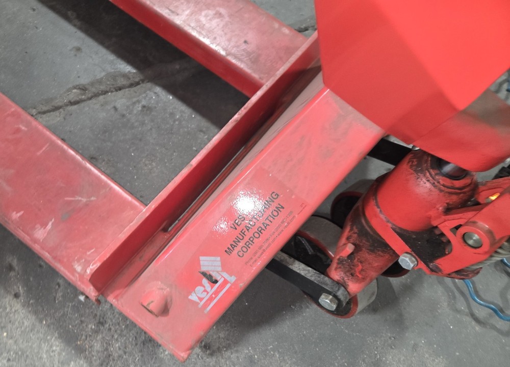 Vestil pallet jack with scale, 5000#