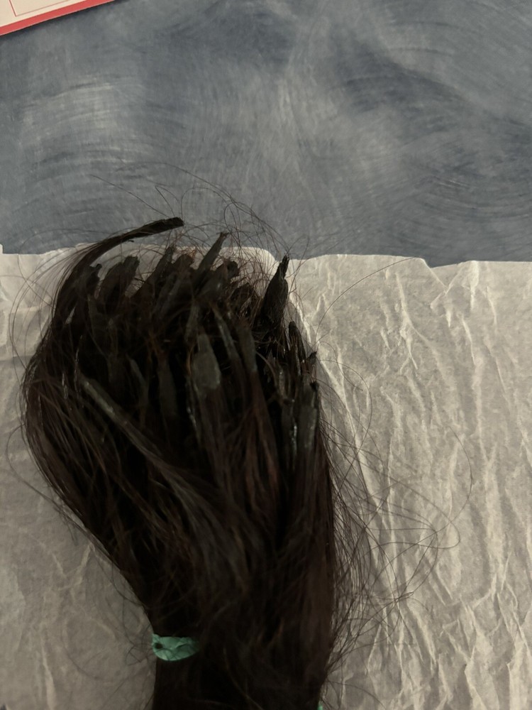 Human Hair Extensions Bonded