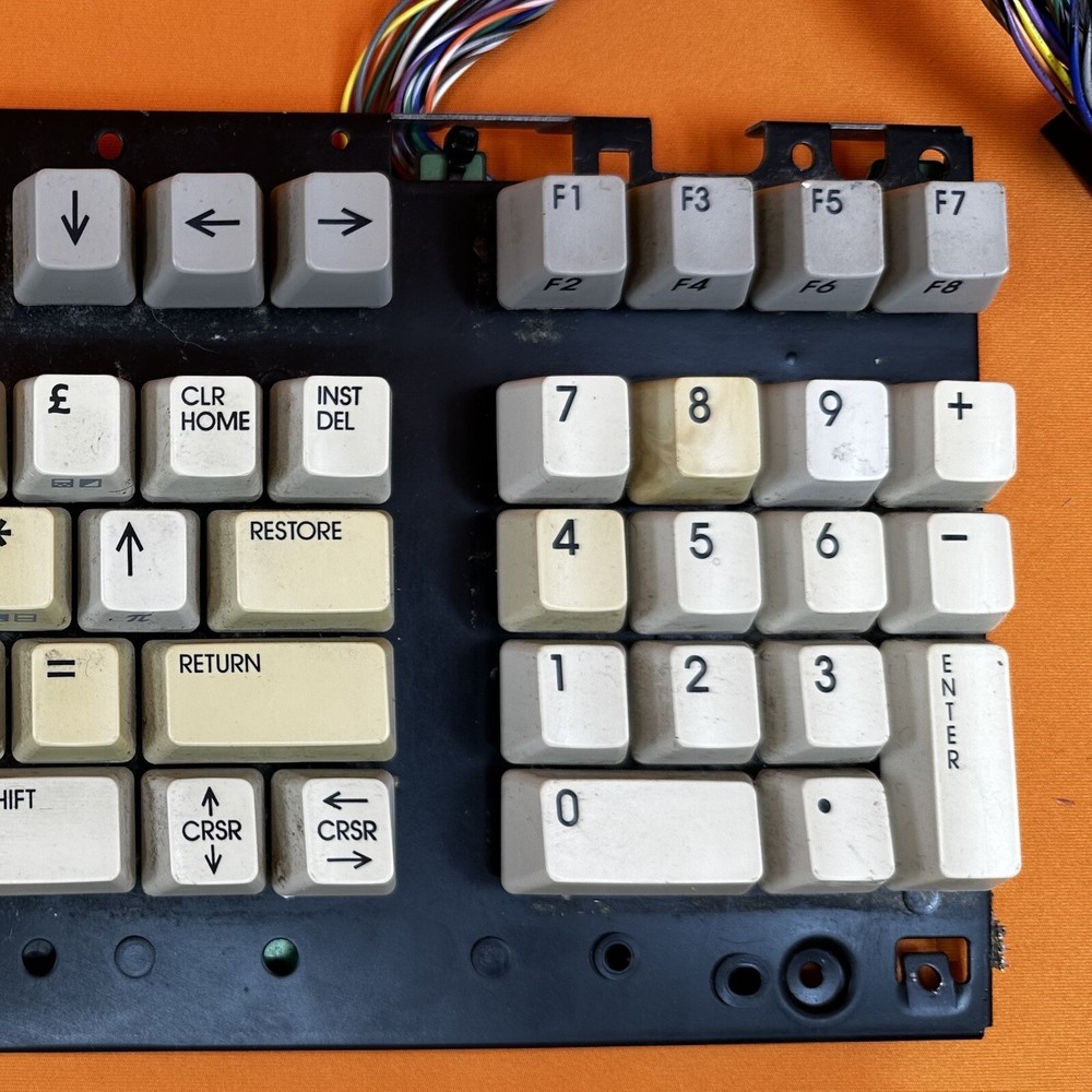 Commodore 128 Keycap, Spring And Plunger Set Combined Postage Keycaps Key