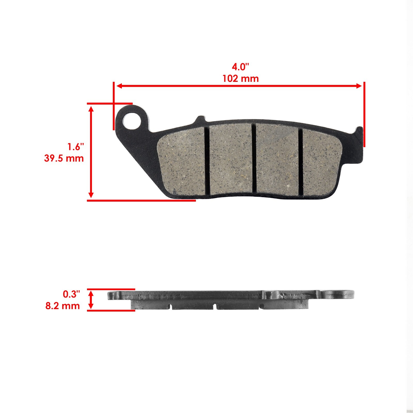 Front & Rear Brake Pads for Honda CBR250R 2011 2012 2013 Non-Abs