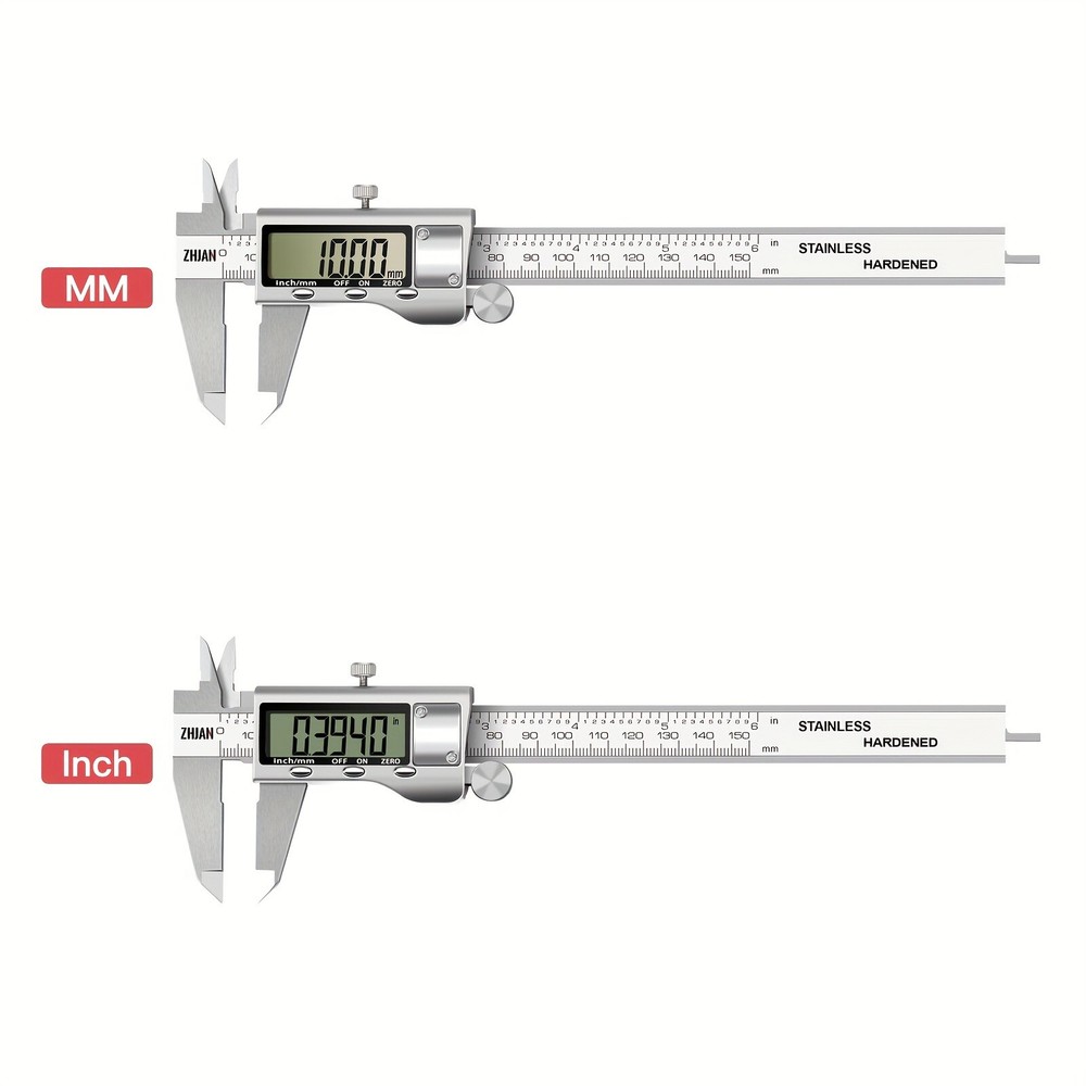 19A05 Electronic Digital Caliper, Precision Measuring Tool with Zero-Set