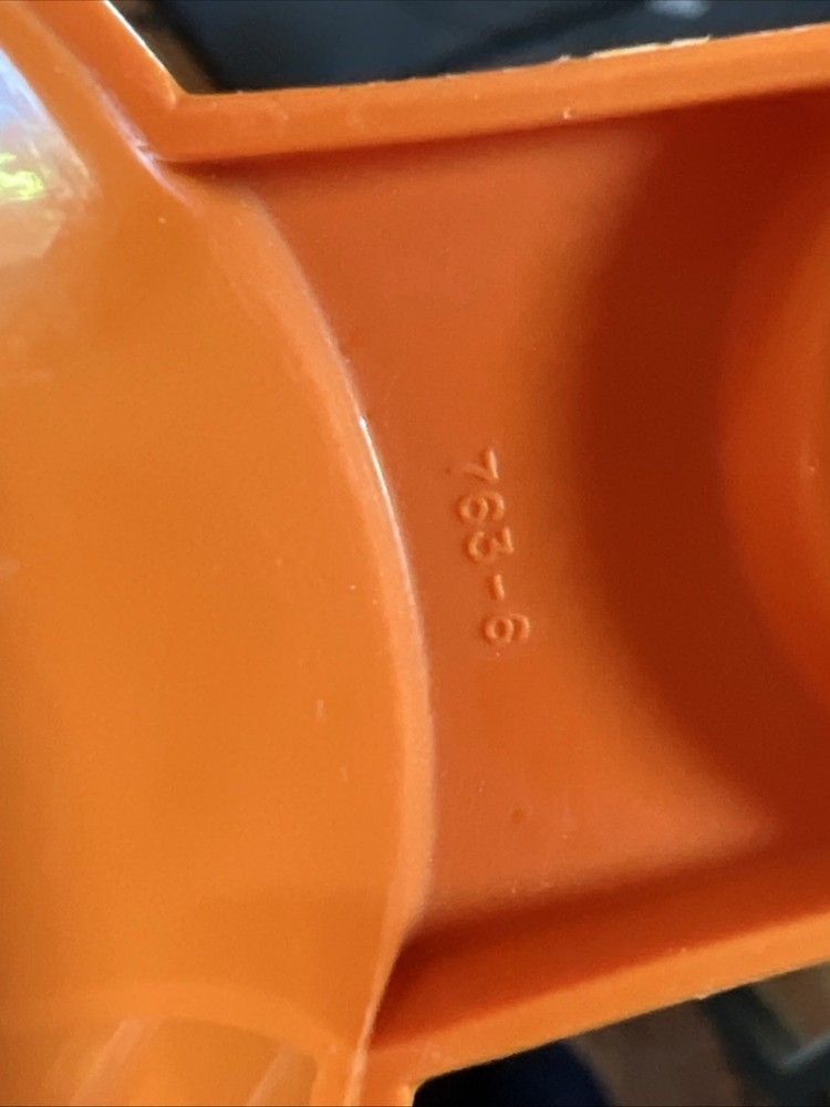 One 2/3 c Tupperware Measuring Cup- 2/3 , Cup Orange 763-6