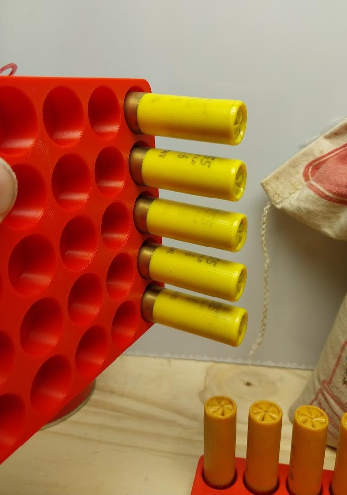 20 Gauge Shot Shell Reloading Tray/Block 25 Shells - 2 Pack
