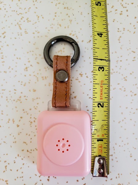 LE Sircut PA01 Multi Function Emergency Personal Alarm Pink Rose /LED Flashlight