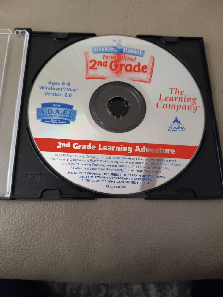 CHILDREN'S LEARNING SOFTWARE - Reader Rabbit 2nd Grade Learning Adventure
