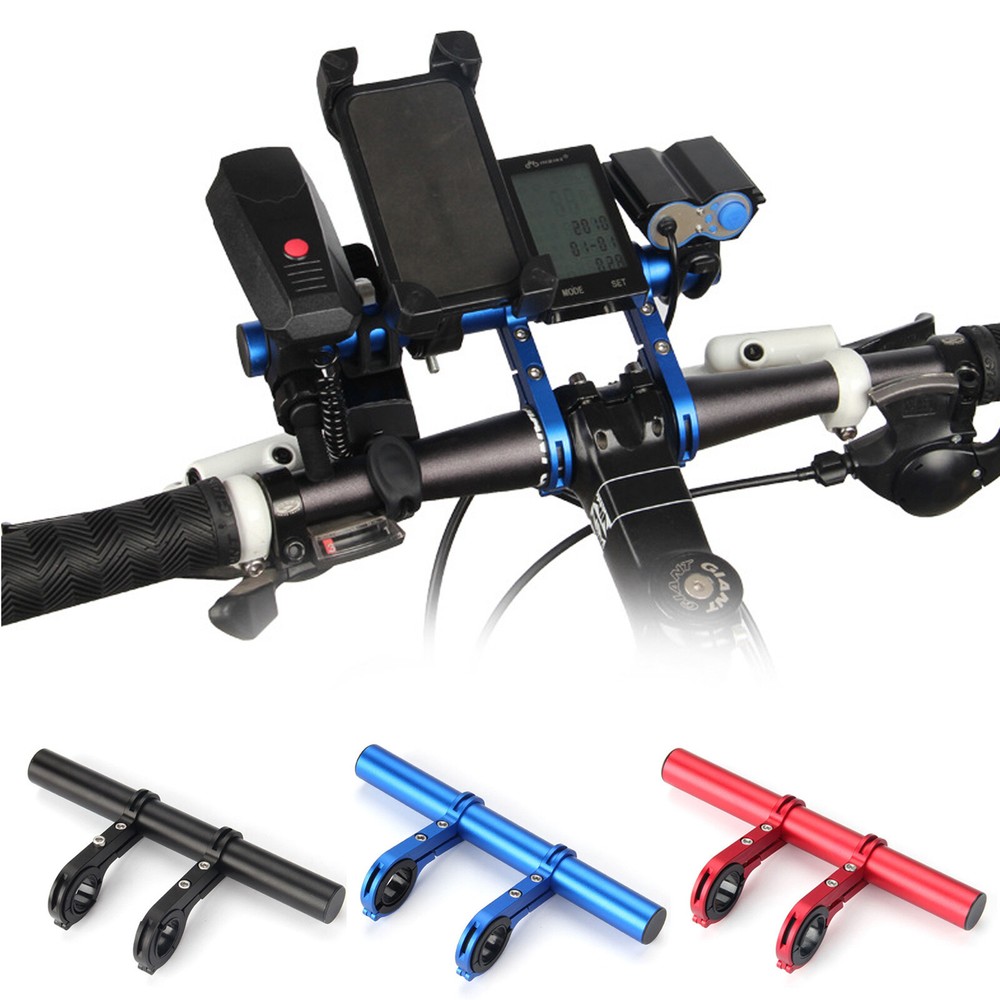 Bike Flashlight Holder Handlebar Bicycle Handle Bar Extender Mount Bracket MTB