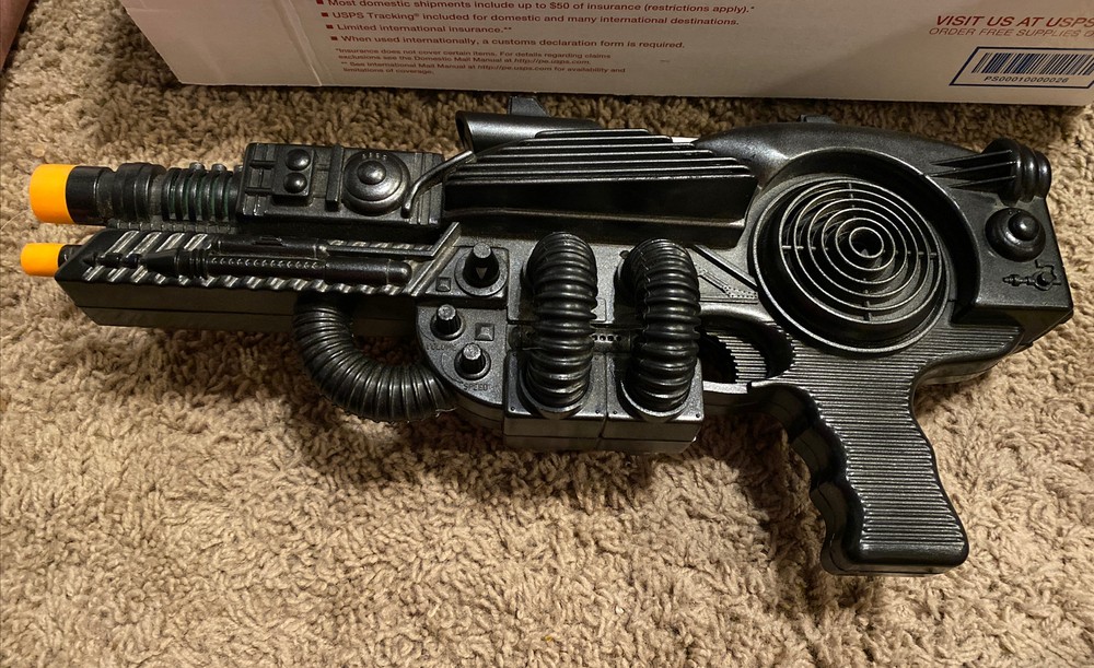 super rare X2 nitro blaster multifunction electronic laser gun 1992 trendmaster