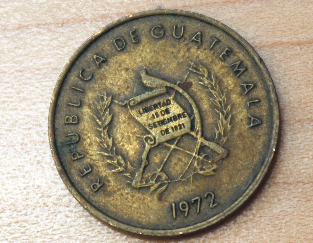 1972 Guatemala 1 Centavo