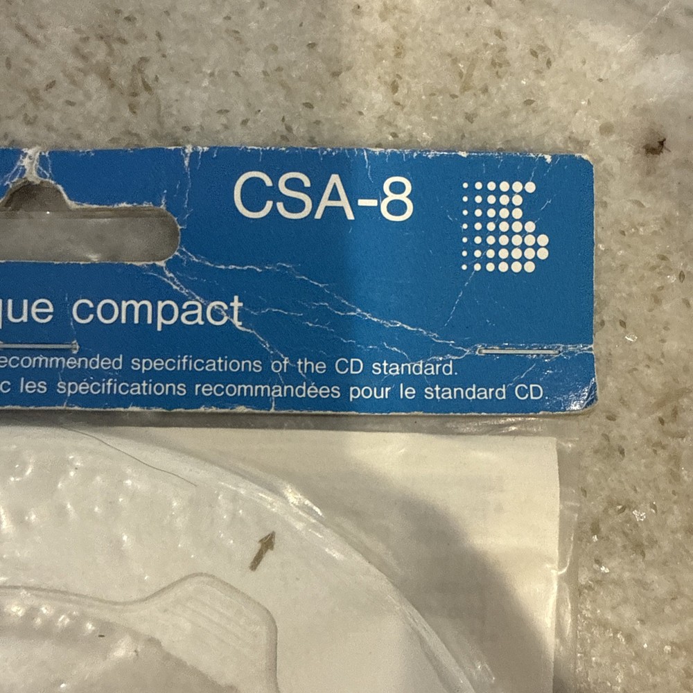 Sony CD Single Adaptor Mini CD Adapter CSA-8 NEW