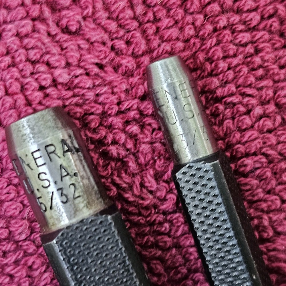 4 Piece General USA Square Bodied Center Punch Set