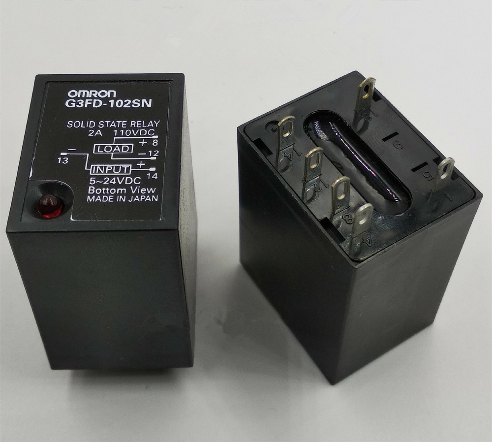 Omron G3FD-102SN Solid State Relay DC5-24V 2A 110VDC 6-pin