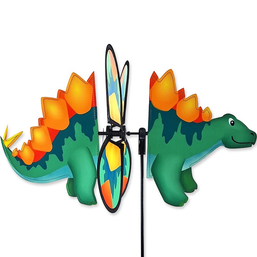 Stegosaurus Dinosaur Petite Wind Spinner 17"