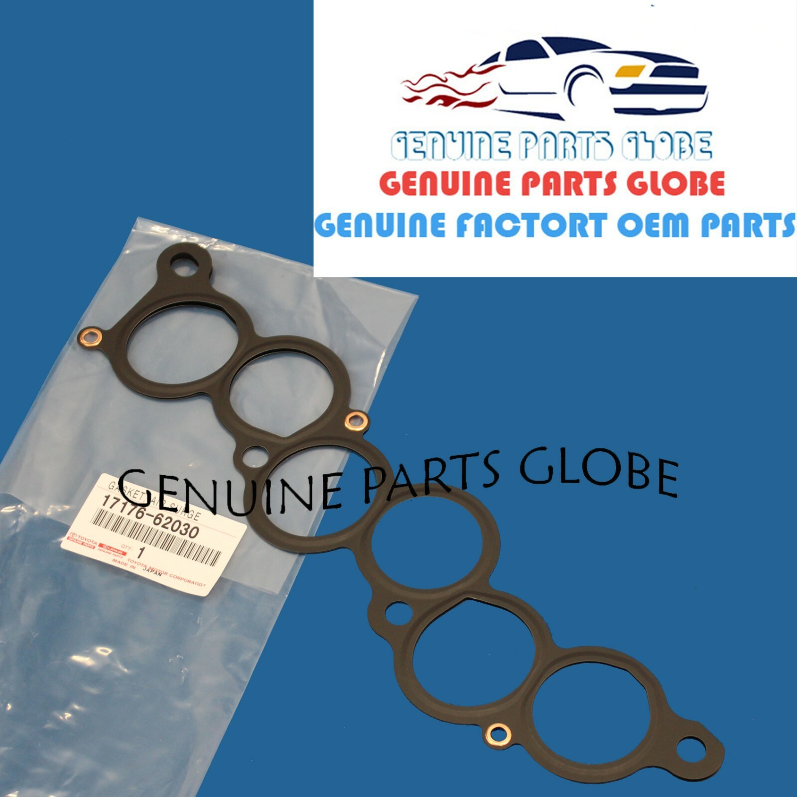 NEW TOYOTA LEXUS GENUINE AIR SURGE TANK TO INTAKE MANIFOLD GASKET 17176-62030