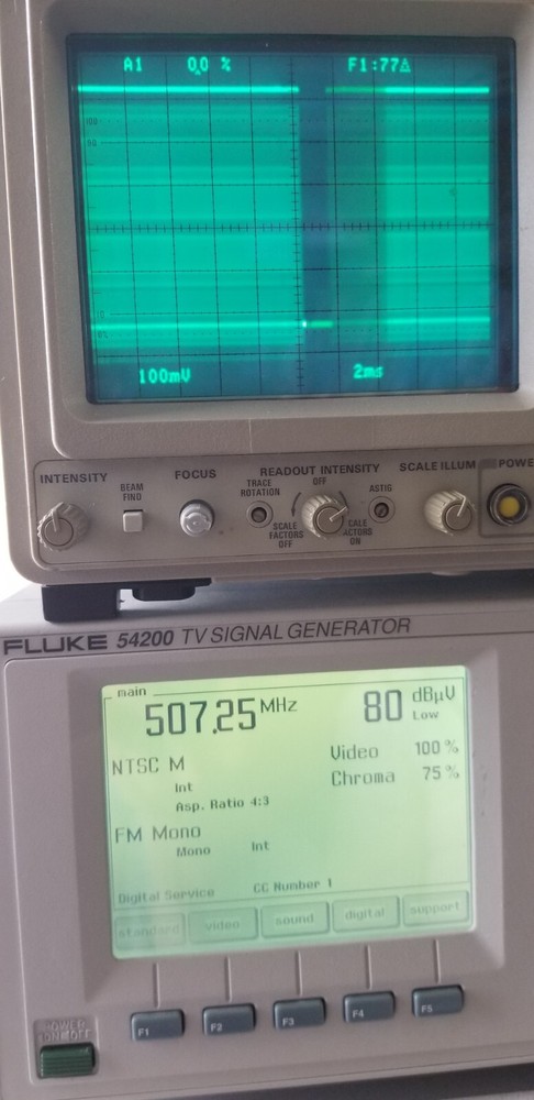 FLUKE 54200 Multi Format Video Generator Programmable Loaded with Options