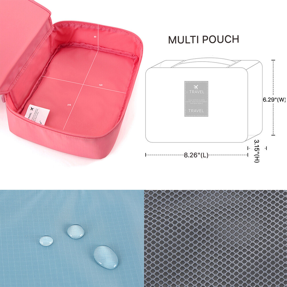 Multifunction Cosmetic Bag Makeup Case Pouch Toiletry Wash Organizer Travel Bag
