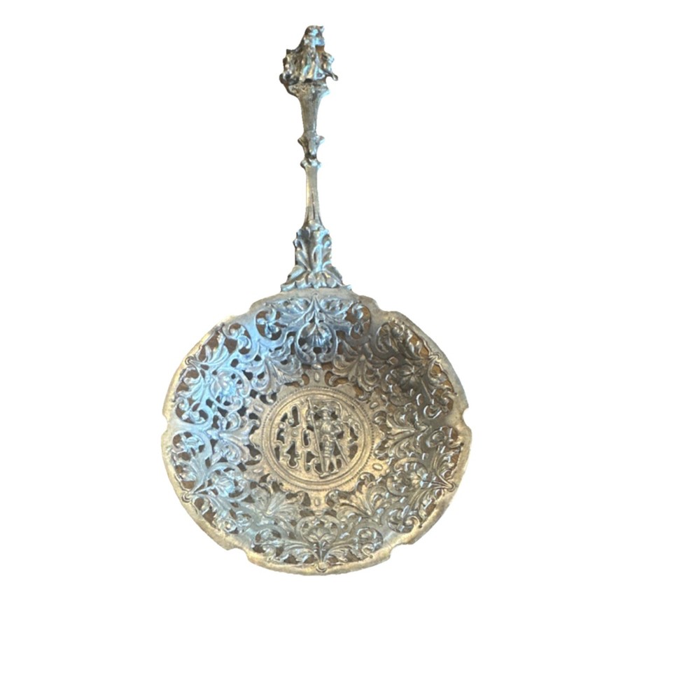 Ornate German Bon Bon server .800 silver