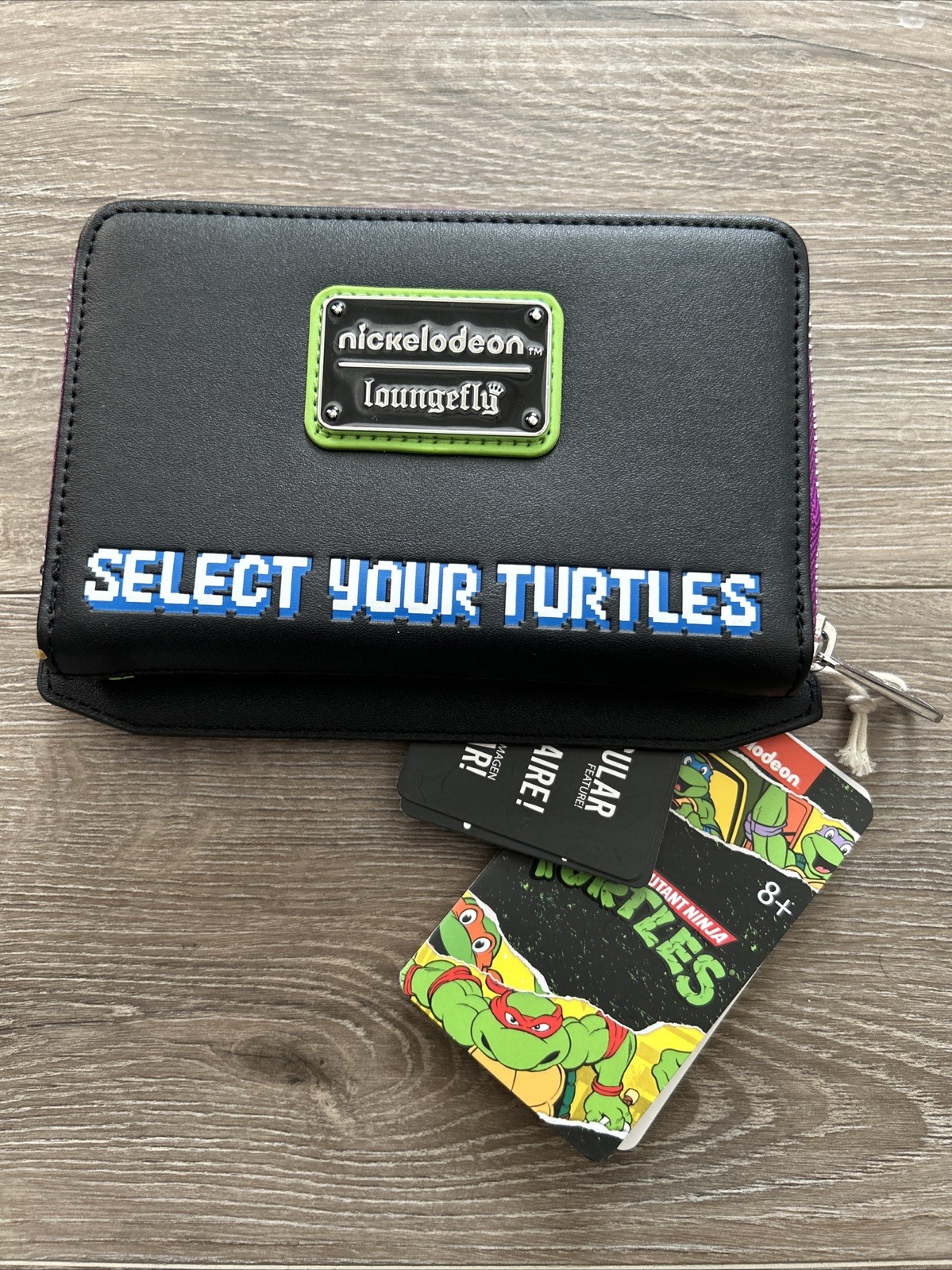 Teenage Mutant Ninja Turtles Loungefly 40th Anniversary Vintage Arcade Wallet