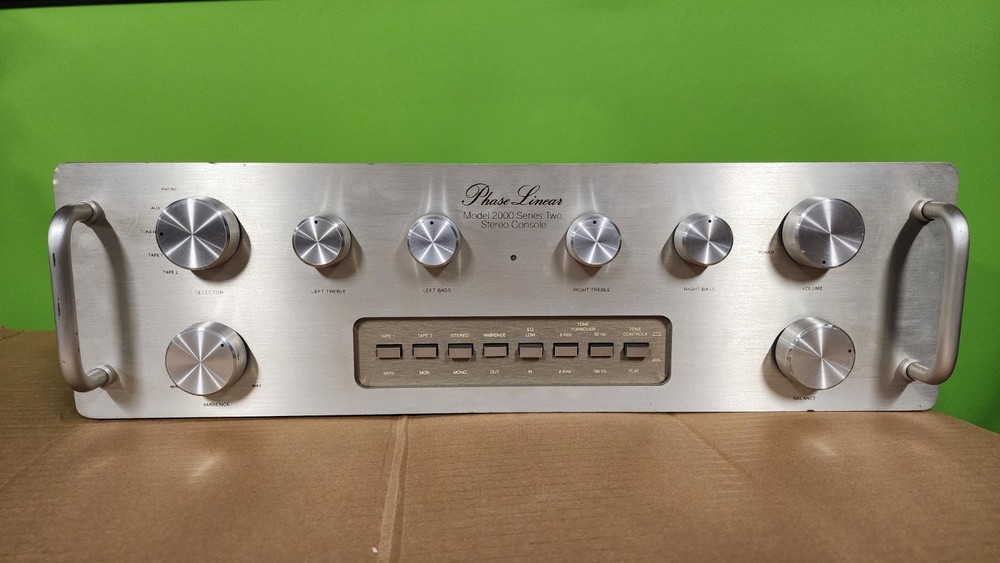 Vintage Phase Linear Model 2000 Series Two Console Preamp Preamplifier Works
