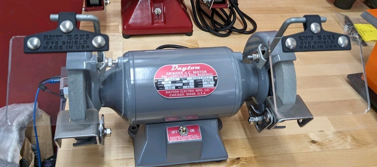 Premium Stainless 6” Bench Grinder Tool Rest Assembly | Dayton & Others | USA