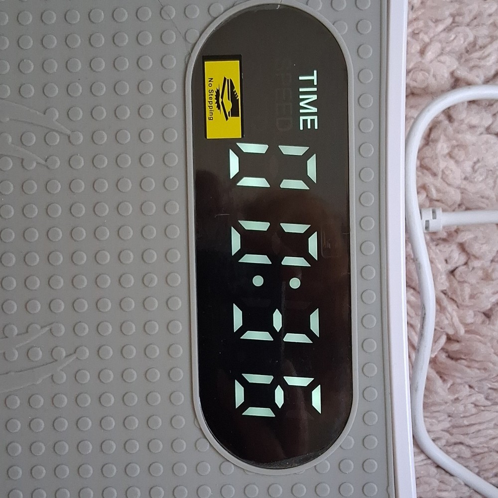 Oscillating Vibration Platform Machine Gray Adjustable Speed Digital Display