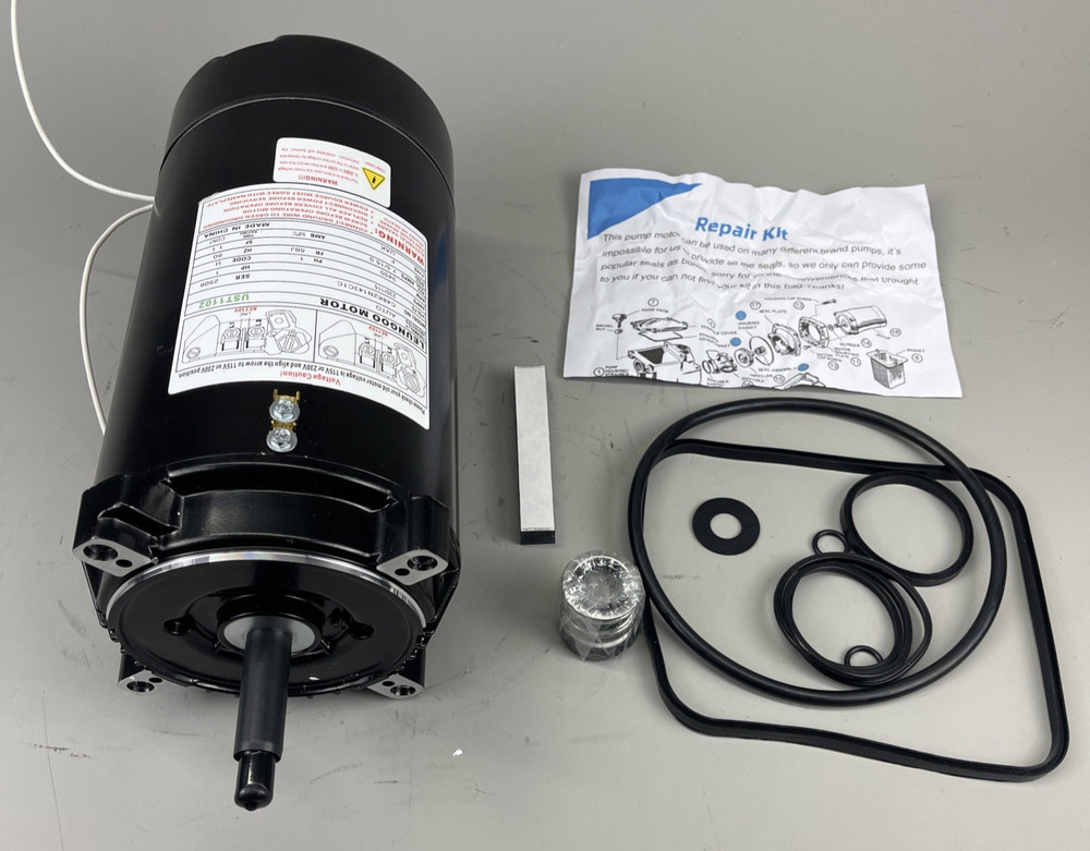 Pool Pump Motor & Seal Replacement Kit UST1102 1.5HP