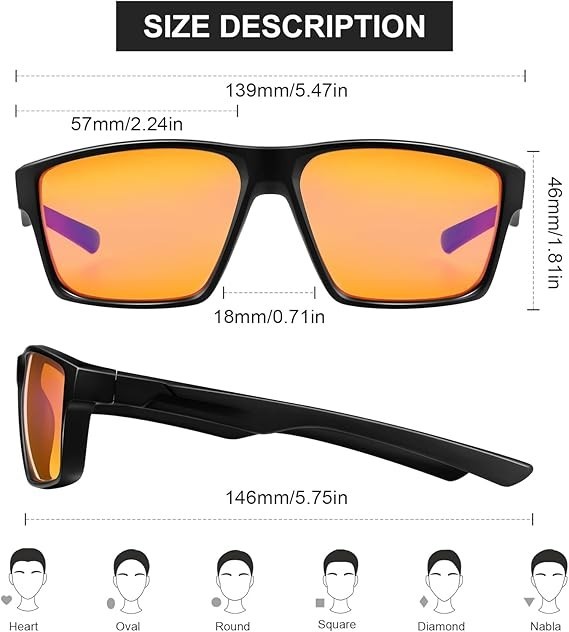 Blue Light Blocking Glasses Gaming Computer Glasses Powerful Professional Scr...