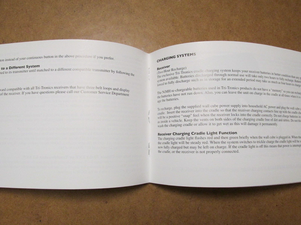 Tri-Tronics G3 Manual & Basic Training Guide Disc