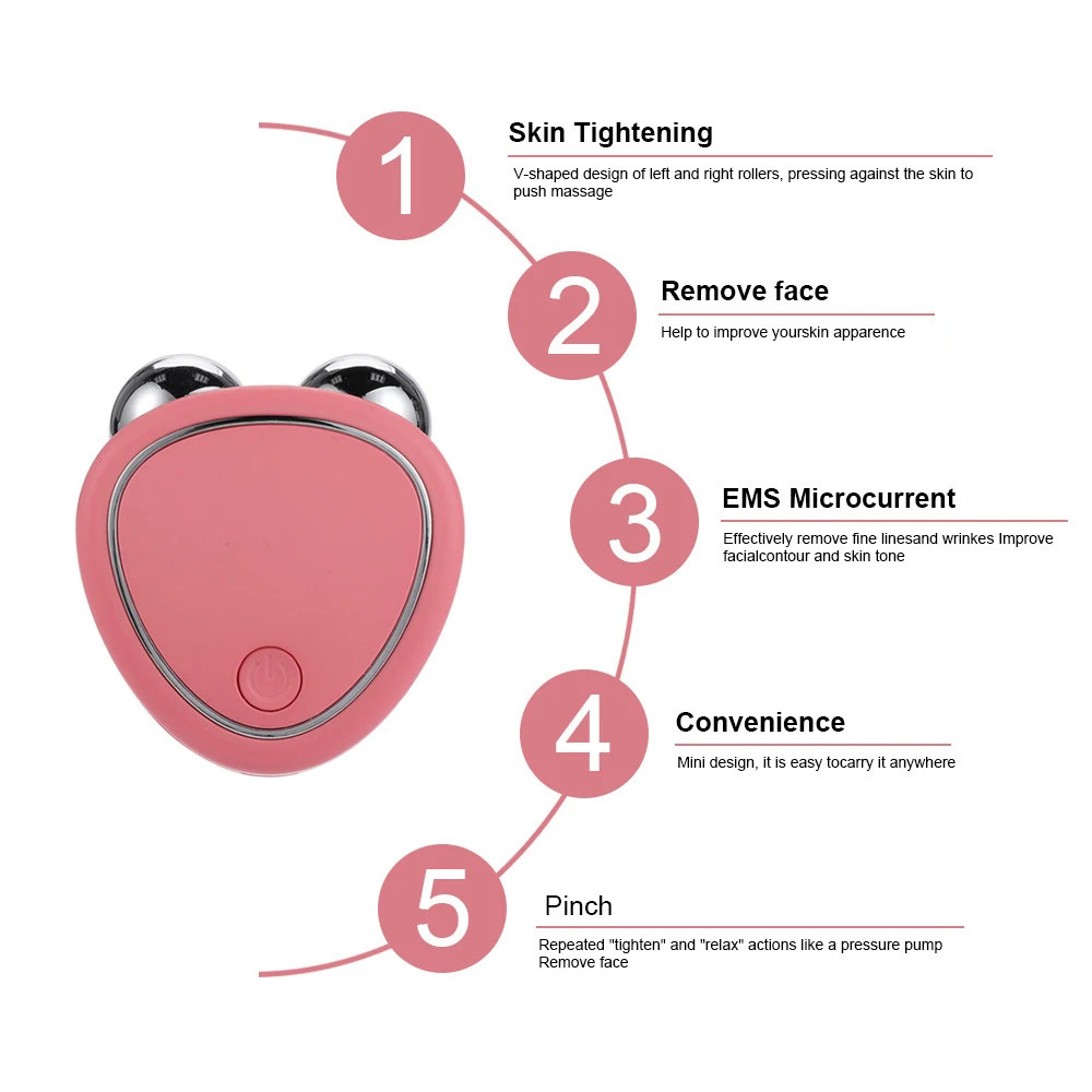 EMS Microcurrent Facial Massager, Face Lifting Machine