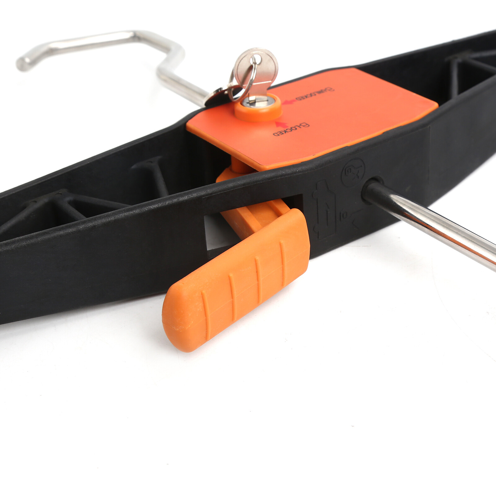 Safe clamp Lockable Ladder Clamps Van Roof Rack Wide Safe Clamp 1 Pair Adjustabl